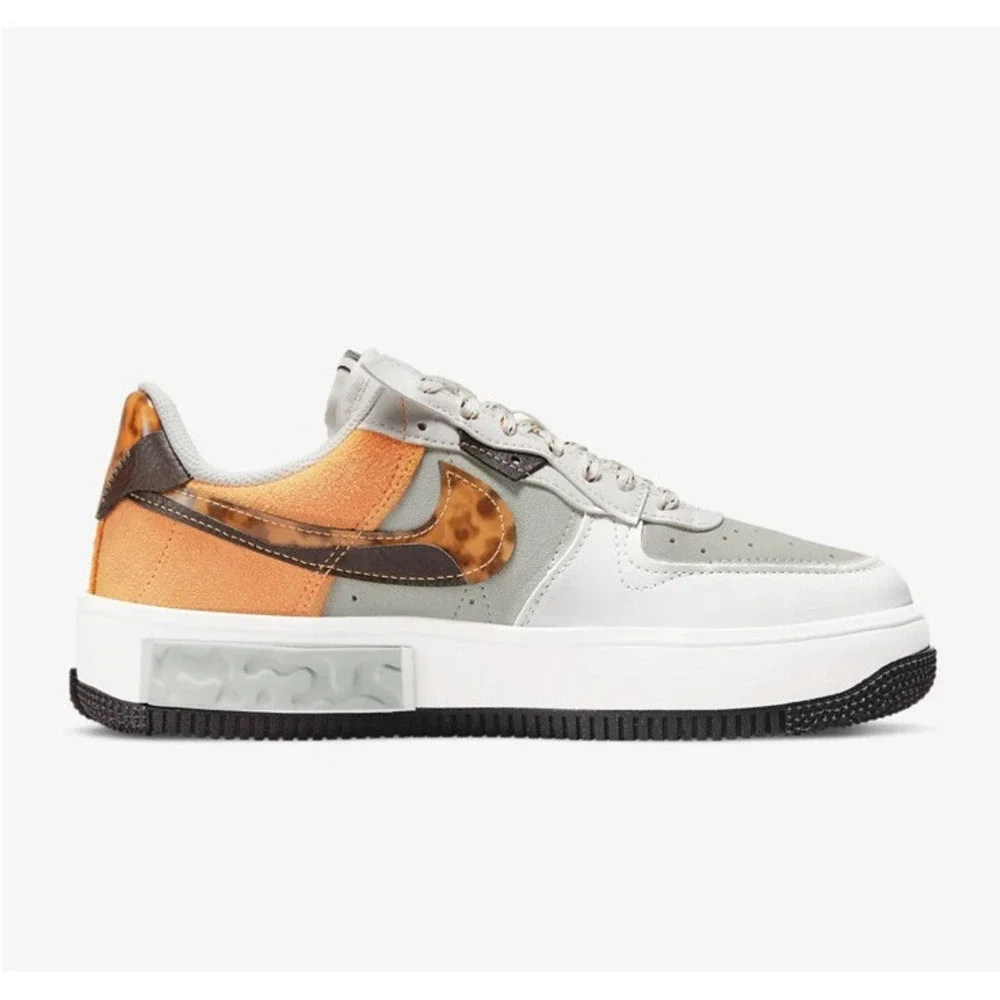 Nike Air Force 1 Fontanka Women's Sz 9.5‎ Phantom/Light Curry DR0151 New